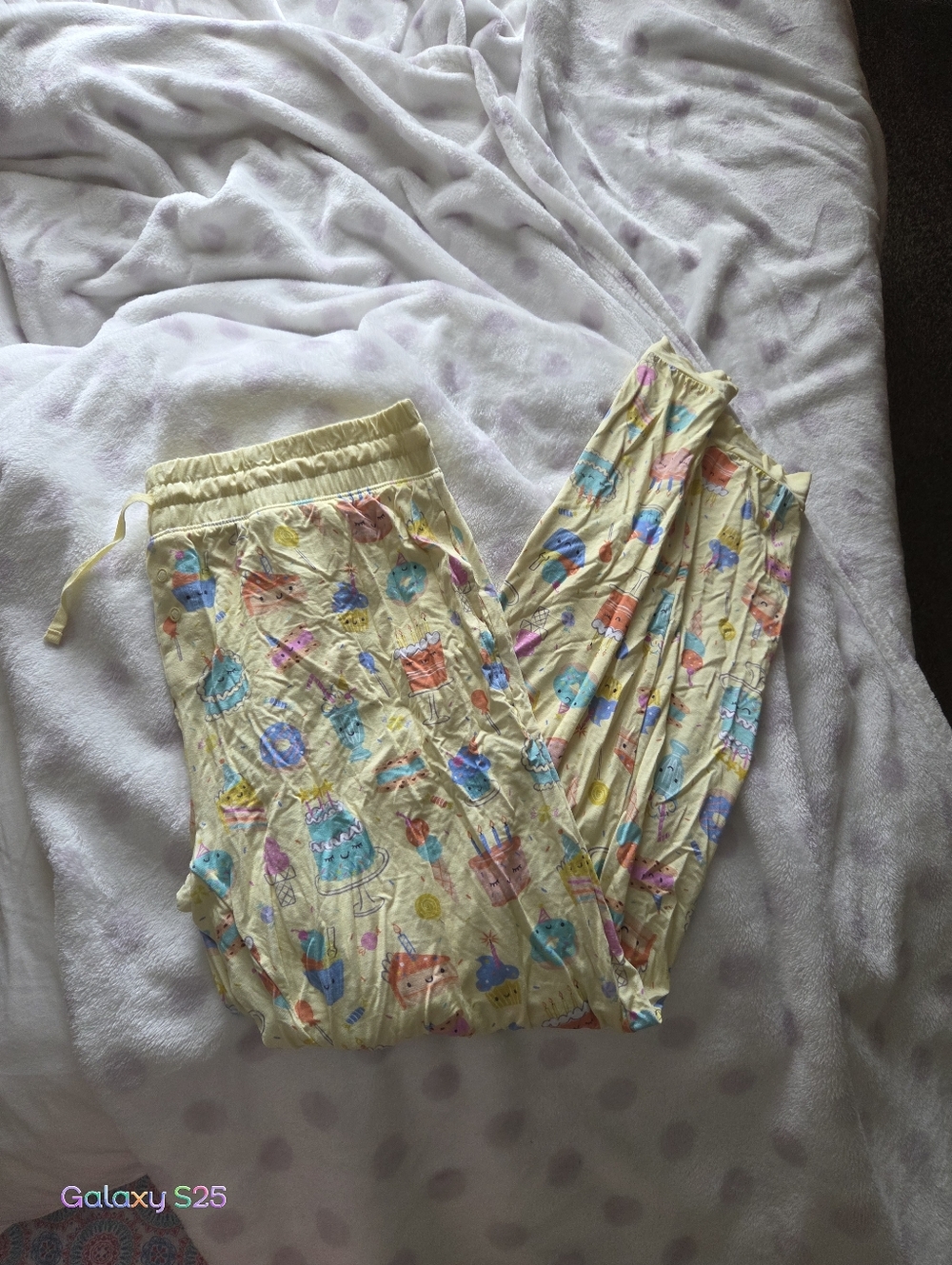 little sleepies womens pajama pants birthday print